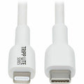 Tripp Lite Safe-IT USB C to Lightning Sync/Charge Cable Antibacterial 2M - 6.56 ft Lightning/USB-C Data Transfer Cable for iPhone, iPad, iPod, Computer, Wall Charger, Car Charger, Notebook, External H...  - M102AB-02M-WH - eCommerce Business Prime