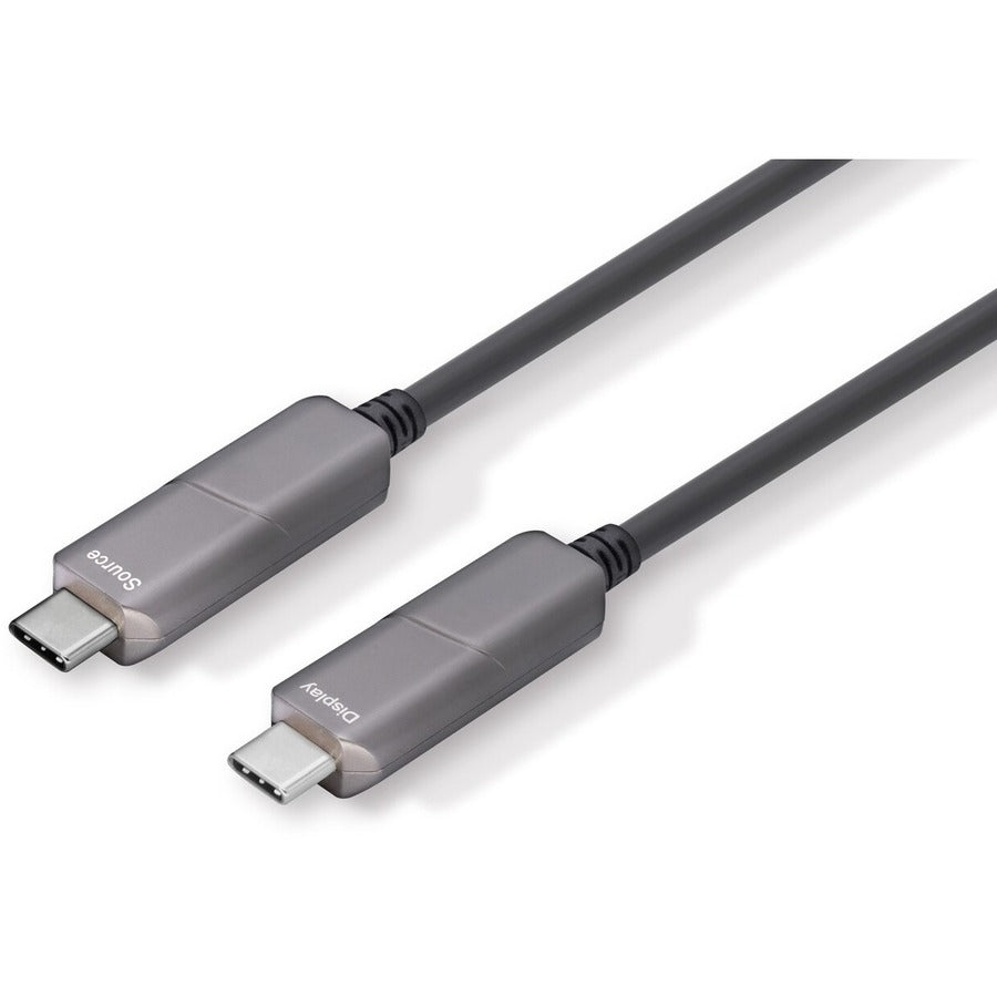 4XEM 20M Fiber USB Type-C Cable 4K@60HZ 21.6 Gbps - 65.62 ft Fiber Optic A/V Cable for Monitor, Audio/Video Device, Mobile Device - First End: 1 x USB Type C - Male - Second End: 1 x USB Type C - Male...  - 4XUSBCFIBER20M - eCommerce Business Prime