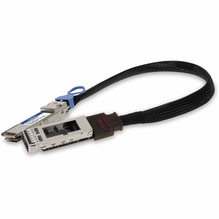 AddOn Twinaxial Extension Network Cable - 1.18 ft Twinaxial Network Cable for Network Device, Transceiver - First End: 1 x QSFP28 Network - Male - Second End: 1 x QSFP28 Network - Female - 100 Gbit/s ...  - QSFP-100G-EXT36CM-AO - eCommerce Business Prime