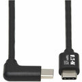 Tripp Lite USB C Charging Cable USB 2.0 M/M 60W PD Charging Right-Angle 1M - 3.28 ft Thunderbolt 3 Data Transfer Cable for Smartphone, Computer, Charger, Power Bank, MacBook Pro, Chromebook, Notebook,...  - U040-01M-C-RA - eCommerce Business Prime