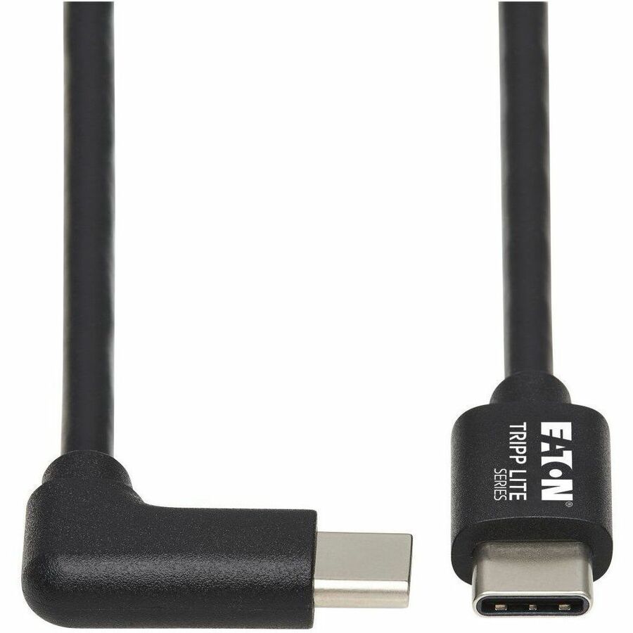 Tripp Lite USB C Charging Cable USB 2.0 M/M 60W PD Charging Right-Angle 2M - 6.56 ft Thunderbolt 3 Data Transfer Cable for Smartphone, Computer, Charger, Power Bank, MacBook Pro, Chromebook, Notebook,...  - U040-02M-C-RA - eCommerce Business Prime