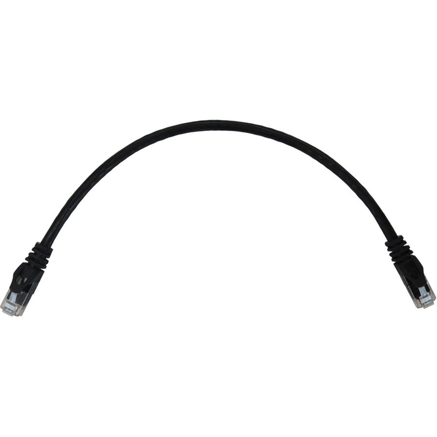 Tripp Lite N261-001-BK Cat.6a UTP Network Cable - 1 ft Category 6a Network Cable for Network Device, Switch, Patch Panel, Server, Router, Hub, Printer, Computer, Photocopier, Modem, Security Camera, . - N261-001-BK - eCommerce Business Prime