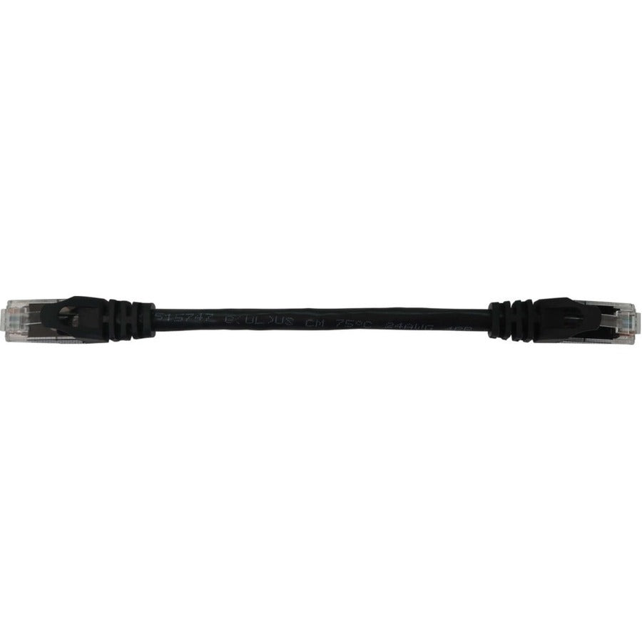 Tripp Lite N261-06N-BK Cat.6a UTP Network Cable - 6" Category 6a Network Cable for Network Device, Switch, Patch Panel, Server, Router, Hub, Printer, Computer, Photocopier, Modem, Security Camera, ... - N261-06N-BK - eCommerce Business Prime