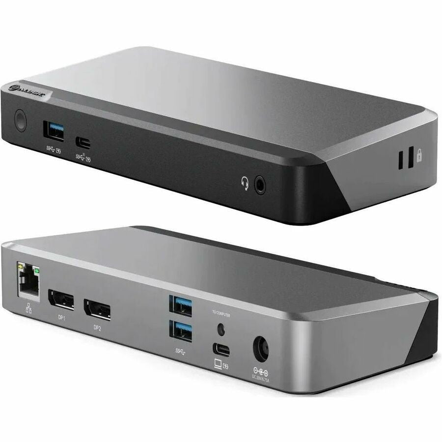 Alogic MX2 Docking Station - for Notebook/Monitor - 65 W - USB Type C - 2 Displays Supported - 4K, 5K - 3840 x 2160 - 4 x USB Ports - 3 x USB Type-A Ports - USB Type-A - USB Type-C - 1 x RJ-45 Ports - - DUPRMX2-WW - eCommerce Business Prime