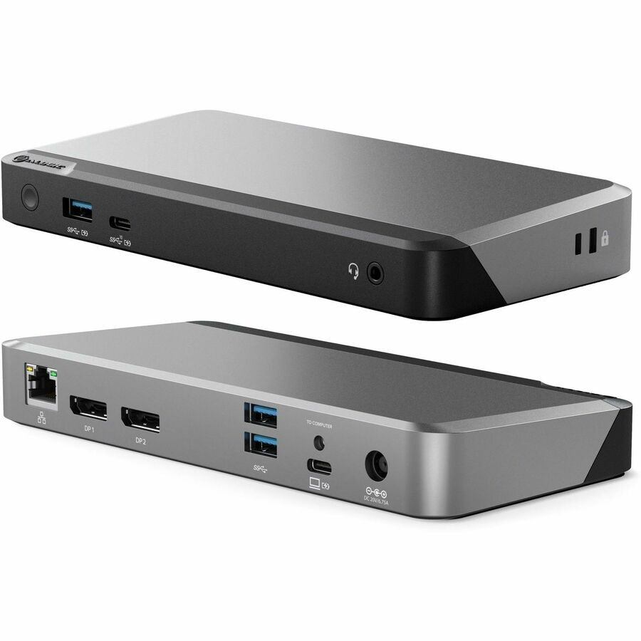 Alogic MX3 Docking Station - for Notebook/Smartphone/Monitor - Memory Card Reader - SD, microSD - 100 W - USB Type C - 3 Displays Supported - 4K, 5K - 3840 x 2160 - 1 x USB 3.1 Type-C Ports - 3 x USB  - DUPRMX3-WW - eCommerce Business Prime
