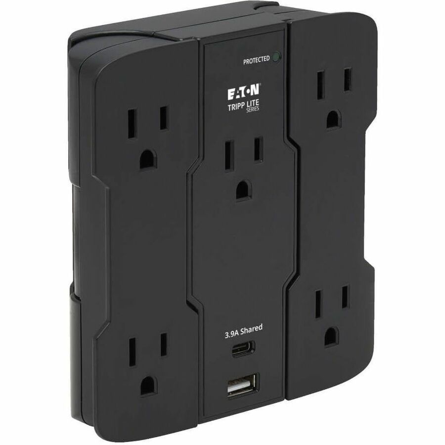 Tripp Lite Safe-IT Surge Protector 5-Outlet USB-A/USB C 5-15P Antimicrobial - 5 x NEMA 5-15R, 2 x USB - 1875 VA - 1050 J - 120 V AC Input - SK5BUCAM - eCommerce Business Prime