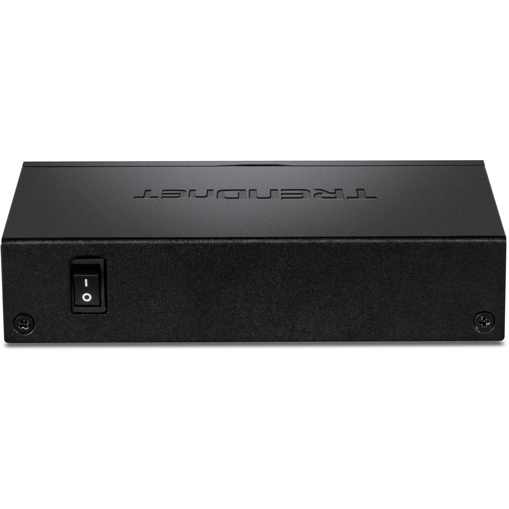 TRENDnet 5-Port Gigabit PoE+ Switch, Camera DIP Switch extends PoE+ 200m (656 ft.), 60W PoE Budget, Black, TPE-TG51g - 5 Ports - Gigabit Ethernet - 1000Base-T - 2 Layer Supported - Power Adapter - 64....  - TPE-TG51G - eCommerce Business Prime
