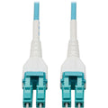 Tripp Lite Fiber Cable 100G MMF Duplex 50/125 OM4 LC/LC Armored Aqua 100M - 328.08 ft Fiber Optic Network Cable for Network Device, Patch Panel, Switch - First End: 2 x LC Male Network - Second End: 2...  - N821-100M-AQ-AR - eCommerce Business Prime