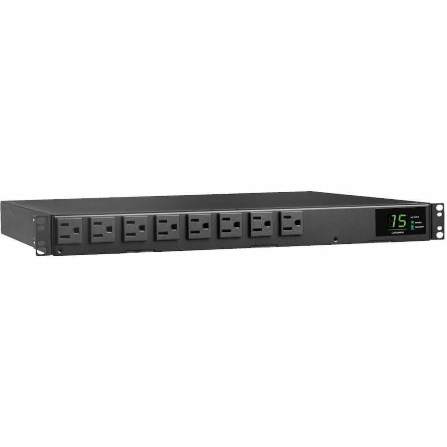 Tripp Lite PDU ATS / Metered 120V 1.44kW 15A 8 5-15R Dual 5-15P 12ft Cords - Metered Auto Transfer Switch - NEMA 5-15P - 8 x NEMA 5-15R - 120 V AC - 1U - Horizontal - Rack-mountable, Wall-mountable - ...  - PDUMH15ATS - eCommerce Business Prime