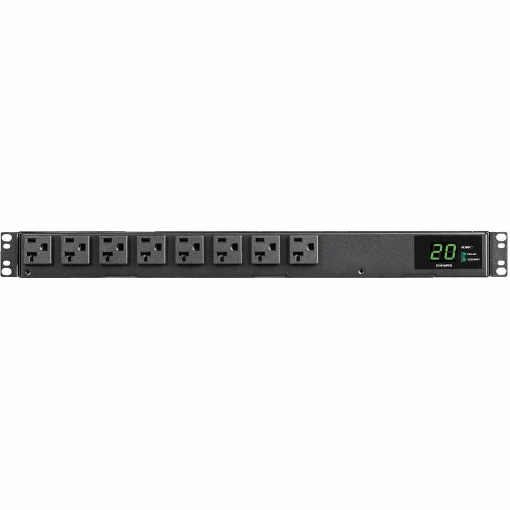 Tripp Lite PDU ATS / Metered 120V 1.92kW 20A 16 5-15/20R Dual L5-20P 1URM - Metered Auto Transfer Switch - NEMA 5-20P, NEMA L5-20P - 16 x NEMA 5-15/20R - 120 V AC - 1U - Horizontal - Rack-mountable, W...  - PDUMH20ATS - eCommerce Business Prime