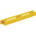 Tripp Lite Horizontal Cable Manager - Finger Duct with Cover, Yellow, 1U - Horizontal Cable Manager - Yellow - 1U Rack Height - Steel - SRCABLEDUCT1UFC - eCommerce Business Prime