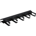 Tripp Lite Horizontal Cable Manager - Metal Rings, Black, 1U - Horizontal Cable Manager - Black - 1U Rack Height - Cold Rolled Steel, Metal - SRCABLERING1UHD - eCommerce Business Prime