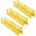 Tripp Lite High-Capacity Vertical Cable Manager - Double Finger Duct, Yellow, 6 ft. (1.8 m) - Vertical Cable Manager - Yellow - 3 Pack - Steel - SRCABLEVRT3FC - eCommerce Business Prime