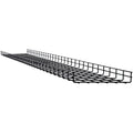 Tripp Lite Wire Mesh Cable Tray - 300 x 50 x 3000 mm (12 in. x 2 in x 10 ft) 10 Pack - Cable Tray - Black - 10 Pack - Steel - SRWB12210STR10 - eCommerce Business Prime