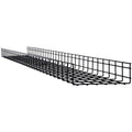 Tripp Lite Wire Mesh Cable Tray - 300 x 100 x 3000 mm (12 in. x 4 in. x 10 ft.), 6 Pack - Cable Tray - Black Powder Coat - 6 Pack - Steel - SRWB12410STR6 - eCommerce Business Prime