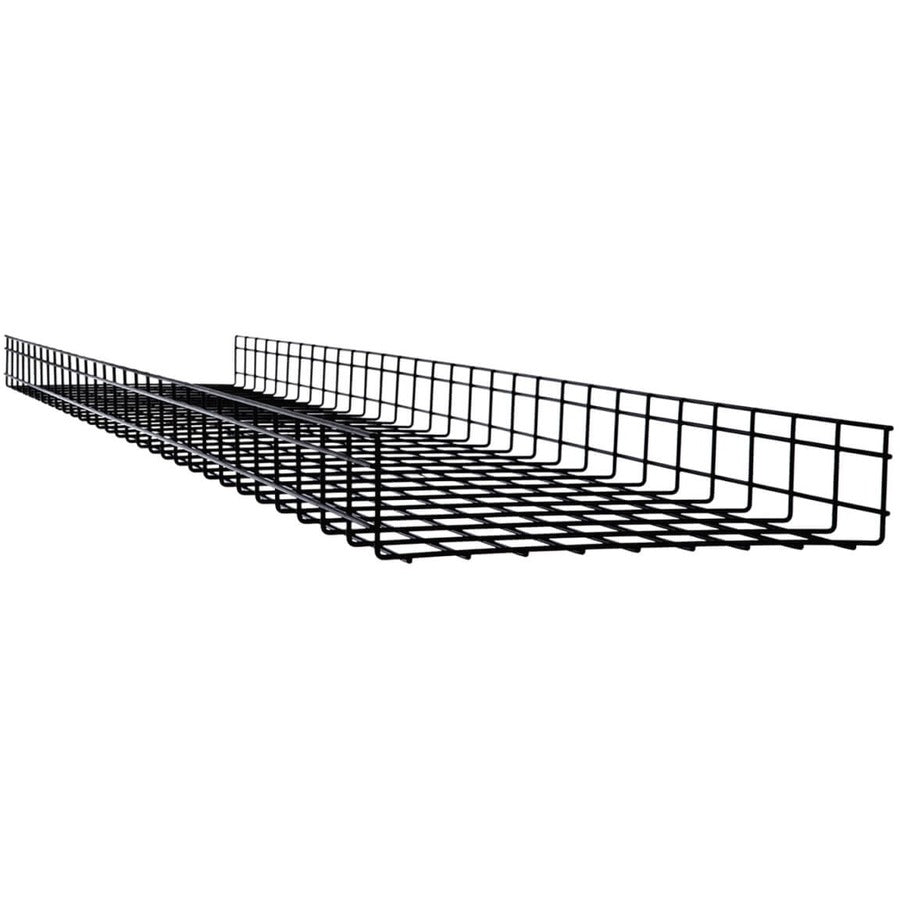 Tripp Lite Wire Mesh Cable Tray - 450 x 100 x 3000 mm (18 in. x 4 in. x 10 ft.), 6 Pack - Cable Tray - Black Powder Coat - 6 Pack - Steel - SRWB18410STR6 - eCommerce Business Prime