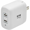 Tripp Lite USB C Wall Charger Dual-Port Compact 40W PD Charging GaN White - 120 V AC, 230 V AC Input - 5 V/3 A, 9 V, 12 V Output - White - U280-W02-40C2-G - eCommerce Business Prime