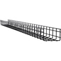 Tripp Lite Wire Mesh Cable Tray - 150 x 100 x 3000 mm (6 in. x 4 in. x 10 ft.), 10 Pack - Cable Tray - Black Powder Coat - 10 Pack - Steel - SRWB6410STR10 - eCommerce Business Prime