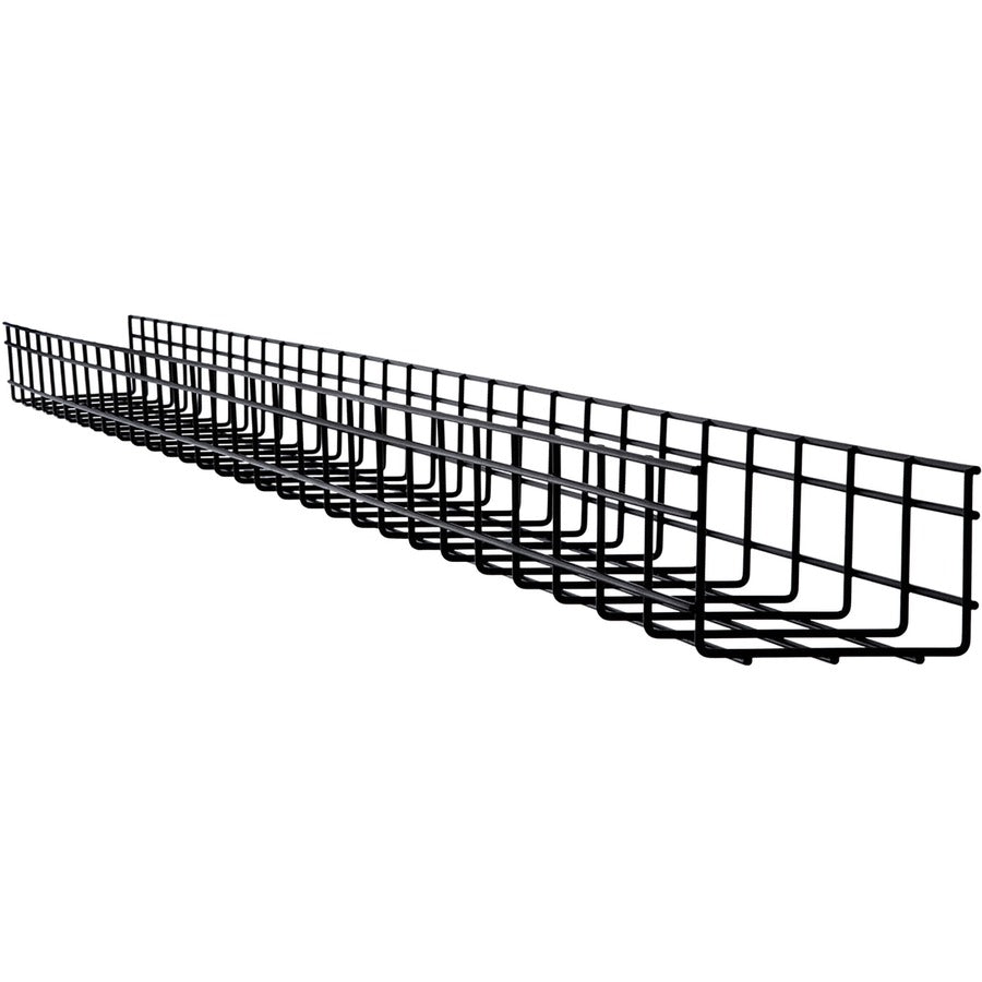 Tripp Lite Wire Mesh Cable Tray - 150 x 100 x 3000 mm (6 in. x 4 in. x 10 ft.), 10 Pack - Cable Tray - Black Powder Coat - 10 Pack - Steel - SRWB6410STR10 - eCommerce Business Prime