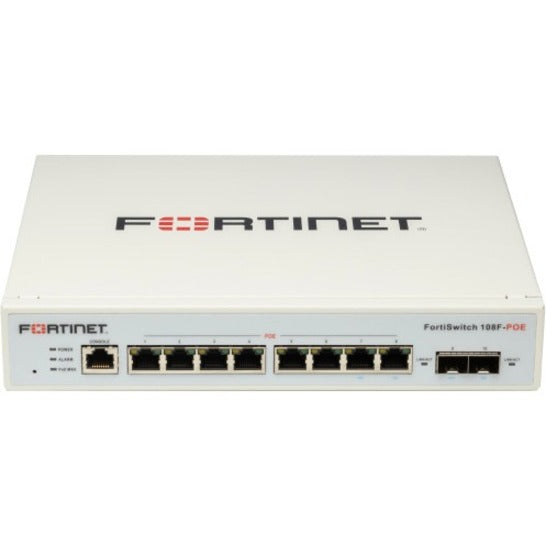 Fortinet FortiSwitch 108F-POE Ethernet Switch - 8 Ports - Manageable - Gigabit Ethernet - 10/100/1000Base-T, 1000Base-X - 2 Layer Supported - Modular - 2 SFP Slots - Power Supply - 74.40 W Power Consu...  - FS-108F-POE - eCommerce Business Prime