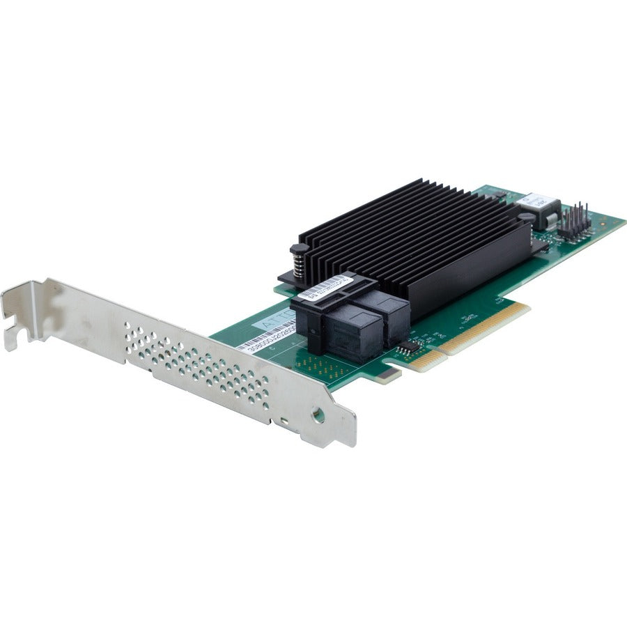 ATTO 8 Internal Port 12Gb/s SAS/SATA to PCIe 4.0 Host Bus Adapter - 12Gb/s SAS - PCI Express 4.0 x8 - Plug-in Card - RAID Supported - 0, 1, 1E, 10 RAID Level - SFF-8643 - 8 Total SAS Port(s) - 8 SAS P...  - ESAH-1208-GT0 - eCommerce Business Prime