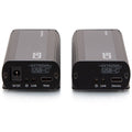 C2G 1-Port USB-C&reg; Extender Transmitter to Receiver Kit - 5Gbps - 1 x Network (RJ-45) - 1 x USB - 33 ft Extended Range - Black - C2G54278 - eCommerce Business Prime