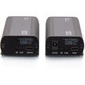 C2G 1-Port USB-C Extender Transmitter to Receiver Kit - 5Gbps Plenum Rated - 1 x Network (RJ-45) - 1 x USB - 32.80 ft Extended Range - Black - C2G54279 - eCommerce Business Prime