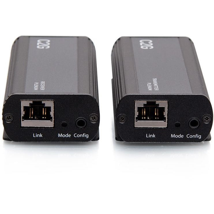 C2G 1-Port USB-C Extender Transmitter to Receiver Kit - 5Gbps Plenum Rated - 1 x Network (RJ-45) - 1 x USB - 32.80 ft Extended Range - Black - C2G54279 - eCommerce Business Prime