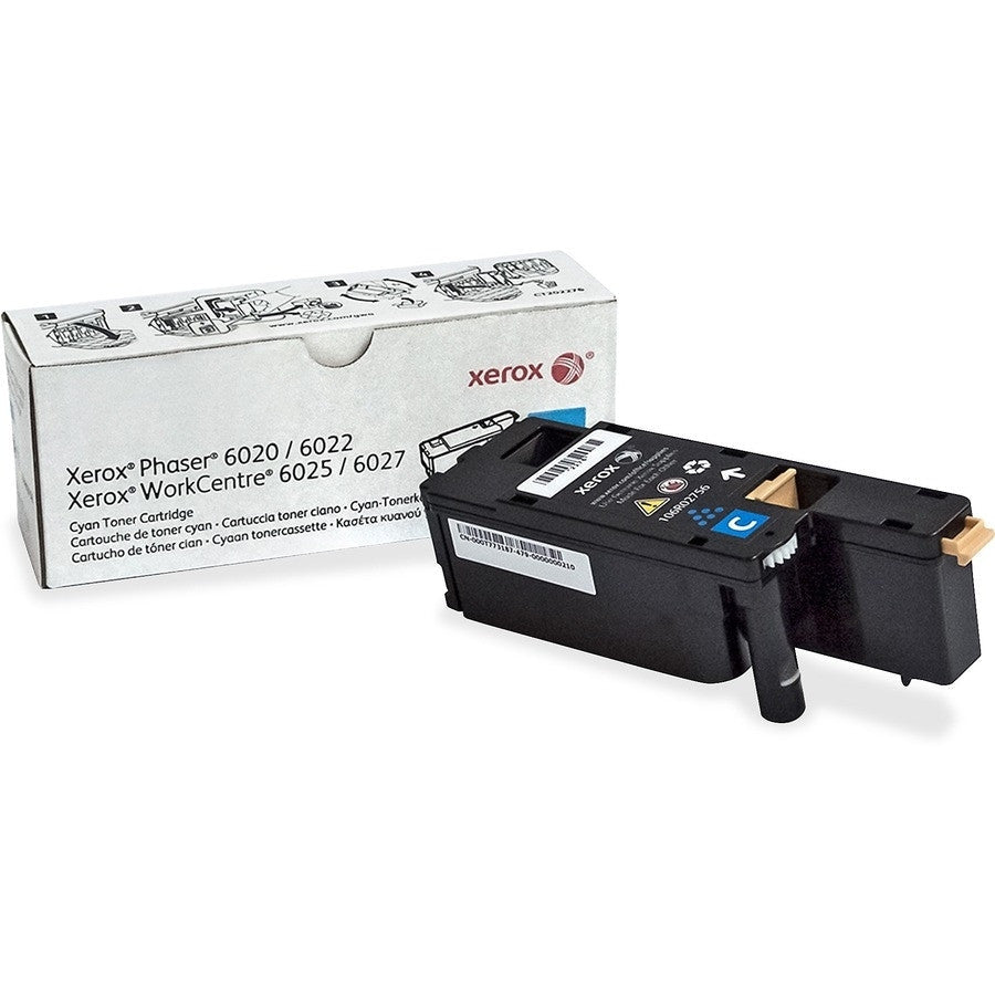 Xerox Phaser 6022/WorkCentre 6027 Cyan Toner Cartridge 106R02756 Xerox
