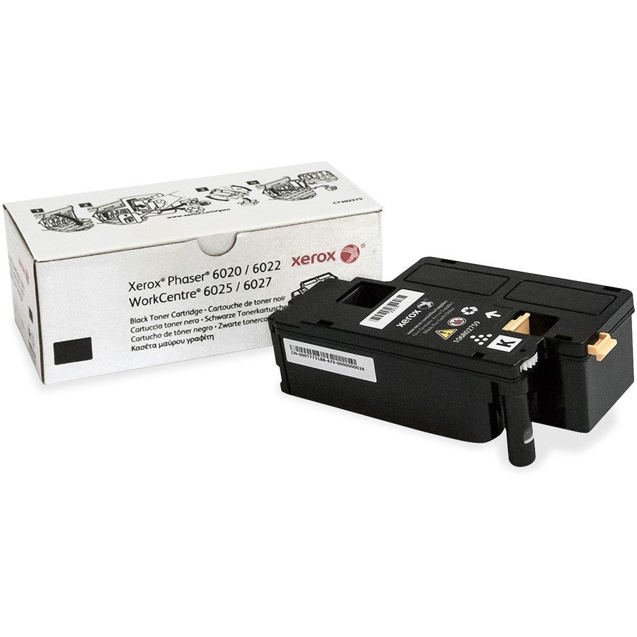 Xerox Genuine Phaser 6020 / 6022 / WorkCentre 6025 / 6027 Black Standard Capacity Toner Cartridge (2,000 pages) - 106R02759 106R02759 Xerox