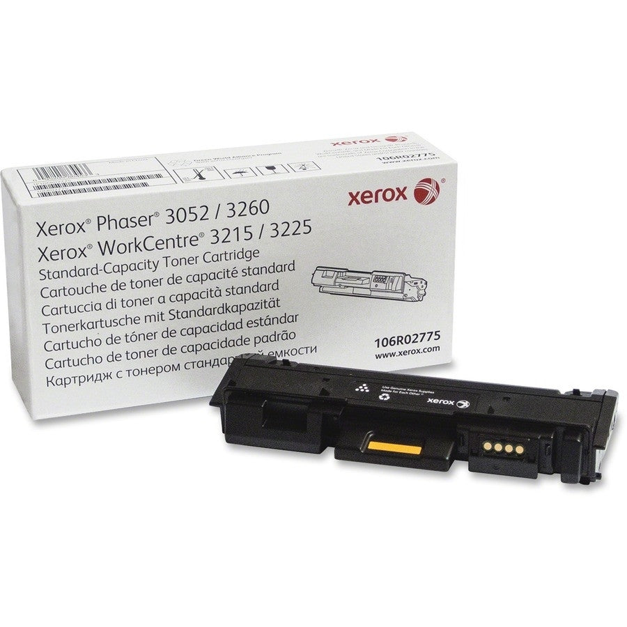 Xerox Phaser 3260/WorkCentre 3215/3225 Standard Capacity Black Toner Cartridge 106R02775 Xerox