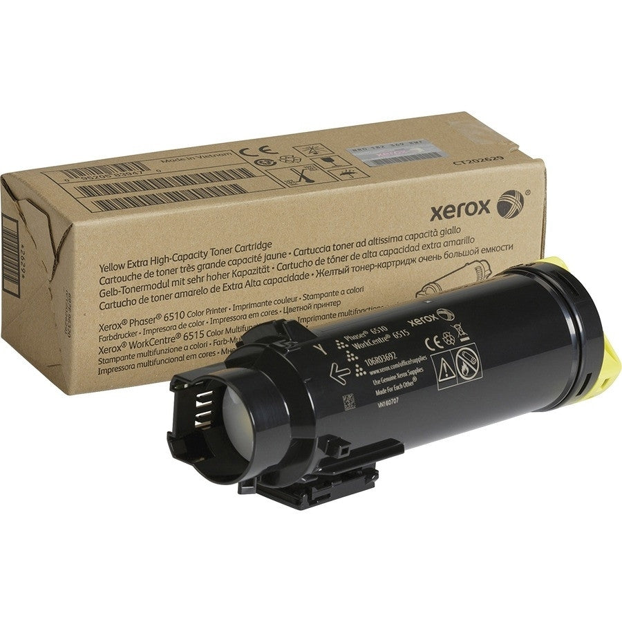 Xerox Phaser 6510/WorkCentre 6515 Yellow Extra High Capacity Toner Cartridge 106R03692 Xerox