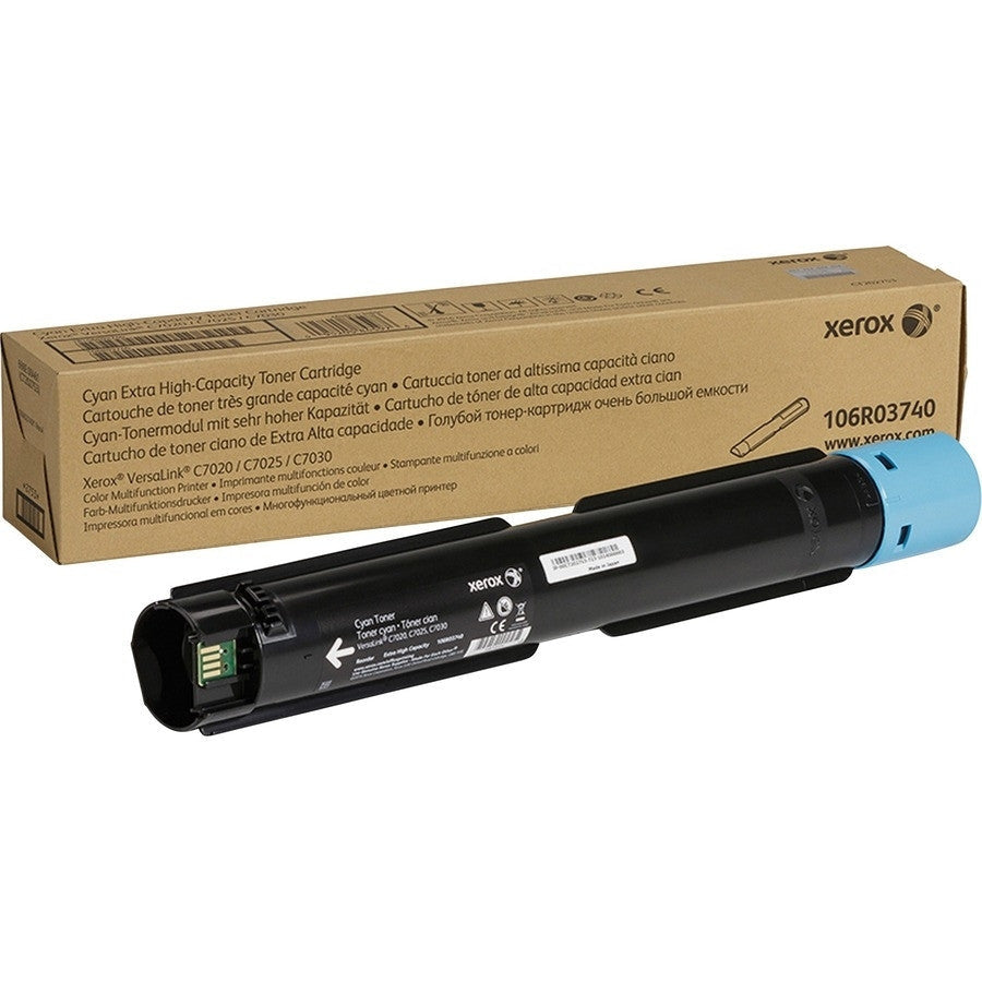 Xerox VersaLink C7020/C7025/C7030 Cyan Extra High Capacity Toner Cartridge 106R03740 Xerox