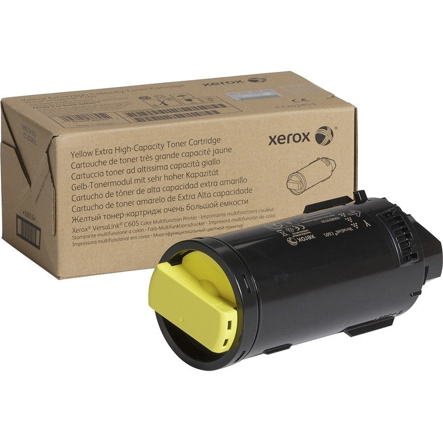 Xerox VersaLink C605 Yellow Extra High Capacity Toner Cartridge 106R04012 Xerox