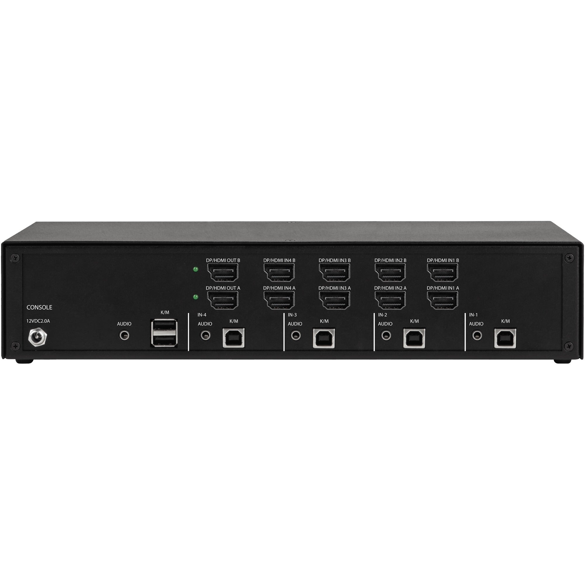 Black Box Secure KVM Switch - FlexPort HDMI/DisplayPort - 2 Computer(s) - 3840 x 2160 - 6 x USBHDMIDisplayPort - TAA Compliant - eCommerce Business Prime