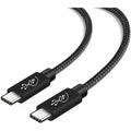 4XEM Nylon Braided USB-C to C 40 Gigabit 60CM/0.6M Cable - 1.97 ft USB-C Data Transfer Cable - First End: 1 x USB4 Type C - Male - Second End: 1 x USB4 Type C - Male - 40 Gbit/s - Nickel Plated Connec...  - 4XUSB40GBRD060CM - eCommerce Business Prime