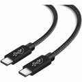 4XEM Nylon Braided USB-C to C 40 Gigabit 80CM/0.80M Cable - 2.62 ft USB-C Data Transfer Cable - First End: 1 x USB4 Type C - Male - Second End: 1 x USB4 Type C - Male - 40 Gbit/s - Nickel Plated Conne...  - 4XUSB40GBRD080CM - eCommerce Business Prime