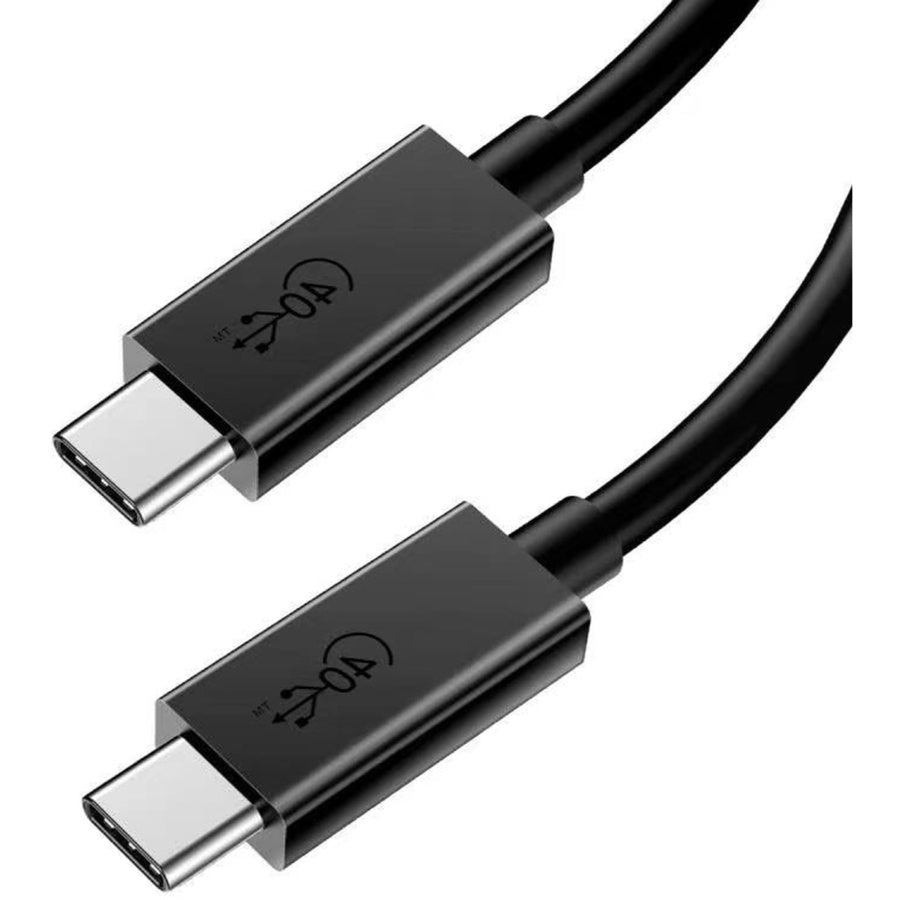4XEM USB-C to C 40 Gigabit 80CM Cable - 2.62 ft USB-C Data Transfer Cable - First End: 1 x USB4 Type C - Male - Second End: 1 x USB4 Type C - Male - 40 Gbit/s - Nickel Plated Connector - Black - 1 - 4XUSB40G080CM - eCommerce Business Prime
