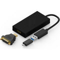 4XEM USB 3.0 to HDMI 4K Display Adapter - 1 x Type A USB 3.0 Powered USB Male - 1 x HDMI HDMI 1.4 Digital Audio/Video Female - 3840 x 2160 Supported - Black - eCommerce Business Prime