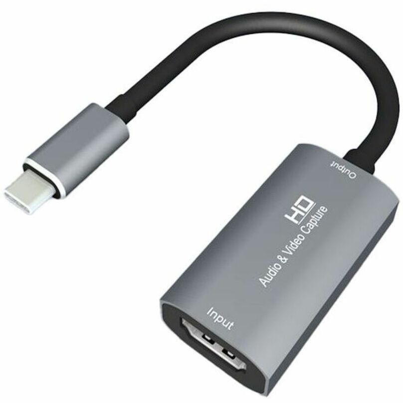 4XEM USB-C to HDMI Video Capture Card - Functions: Video Capturing, Video Conversion - USB 2.0 Type C - 4096 x 2160 - 30 fps - MJPEG - USB - 1 Pack - PC, Mac, Android - Plug-in Module - 4XUSBCHDMIVIDCAP - eCommerce Business Prime