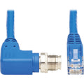 Tripp Lite Ethernet Cable M12 XCode Cat6 1G UTP Right-Angle M12 RJ45 M/M 1M - 3.28 ft Category 6 Network Cable for Network Device, VoIP Device, Access Control Device, Controller, Switch, Security Devi...  - NM12-604-01M-BL - eCommerce Business Prime