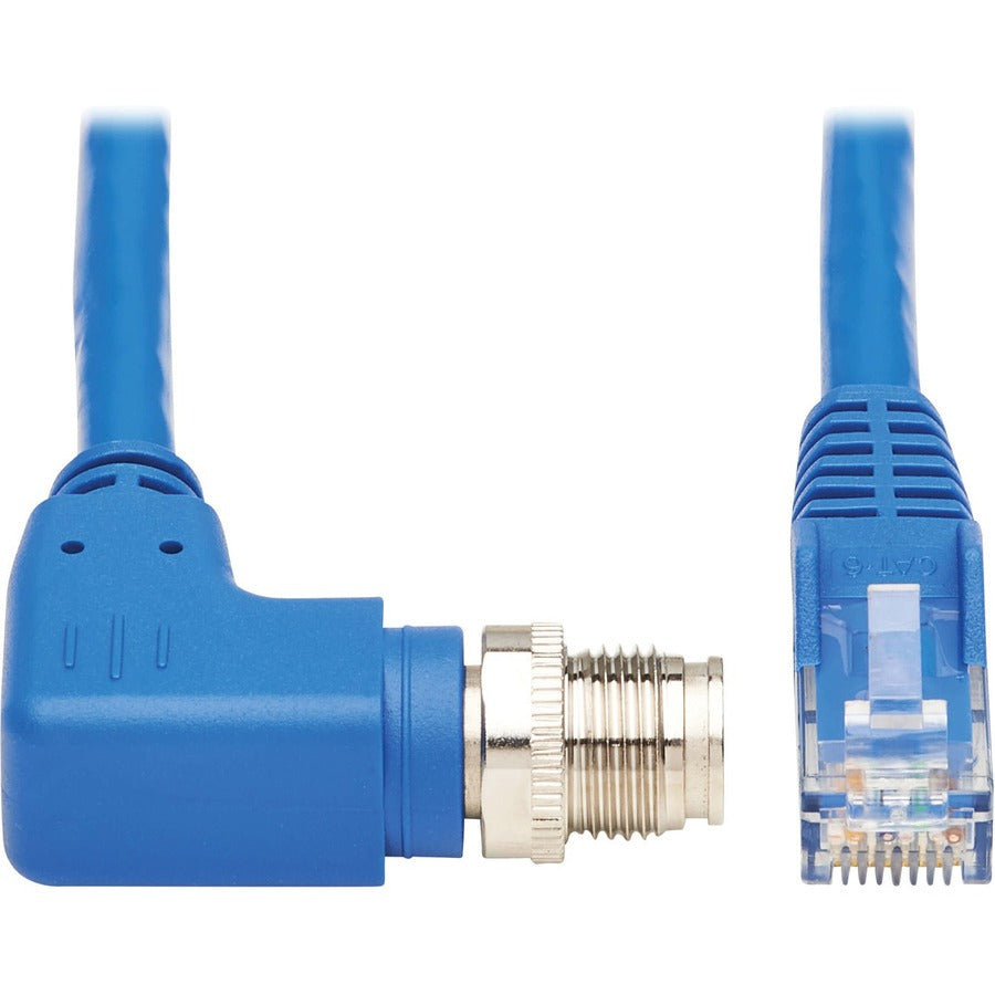 Tripp Lite Ethernet Cable M12 XCode Cat6 1G UTP Right-Angle M12 RJ45 M/M 3M - 9.84 ft Category 6 Network Cable for Network Device, VoIP Device, Access Control Device, Controller, Switch, Security Devi...  - NM12-604-03M-BL - eCommerce Business Prime