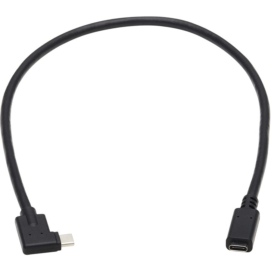 Tripp Lite USB-C Extension Cable (M/F) - USB 3.2 Gen 2 (10Gbps), Thunderbolt 3 Compatible, Right-Angle Plug, 20 in. (0.5 m) - 1.67 ft Thunderbolt 3 Data Transfer Cable for MacBook Pro, Chromebook, Not...  - U421-20N-G2-RA - eCommerce Business Prime