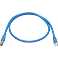 Tripp Lite Ethernet Cable Shielded M12 X-Code Cat6a M12 RJ45 M/M Blue 1M - 3.28 ft Category 6a Network Cable for Network Device, Controller, Switch, Security Device, Surveillance Camera, VoIP Device, ...  - NM12-6A2-01M-BL - eCommerce Business Prime