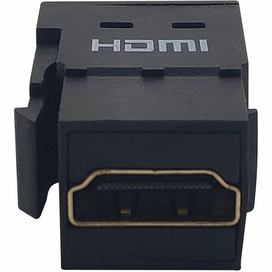 Tripp Lite HDMI Keystone/Panel-Mount Coupler (F/F) - 8K 60 Hz, Black - 7680 x 4320 Supported - Gold Connector - Gold Contact - Black - TAA Compliant - P164-000-KPBK8K - eCommerce Business Prime