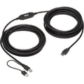 Tripp Lite USB 3.2 Gen 1 Active Extension Repeater Cable (A M/F), 10 m (32.8 ft.) - 32.81 ft USB Data Transfer Cable for Computer, Printer, Modem, Notebook, Webcam, Keyboard, Portable Hard Drive, Gami...  - U330-10M-1 - eCommerce Business Prime