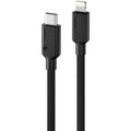 ALOGIC Elements PRO USB-C to Lightning 1m Cable - Black - 3.28 ft Lightning/USB-C Data Transfer Cable for iPhone, iPad, iPod - First End: 1 x USB Type C - Male - Second End: 1 x Lightning - Male - 480 Mbit/s - MFI - Black - 1 - eCommerce Business Prime