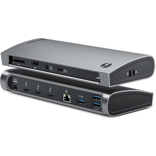 Alogic Thunderbolt 4 BLAZE Docking Station - for Notebook/Desktop PC/Hard Drive/Monitor - Memory Card Reader - SD - 96 W - Thunderbolt 4 - 2 Displays Supported - 4K - 3840 x 2160 - 1 x USB 2.0 - 4 x U - TB4D3TB - eCommerce Business Prime