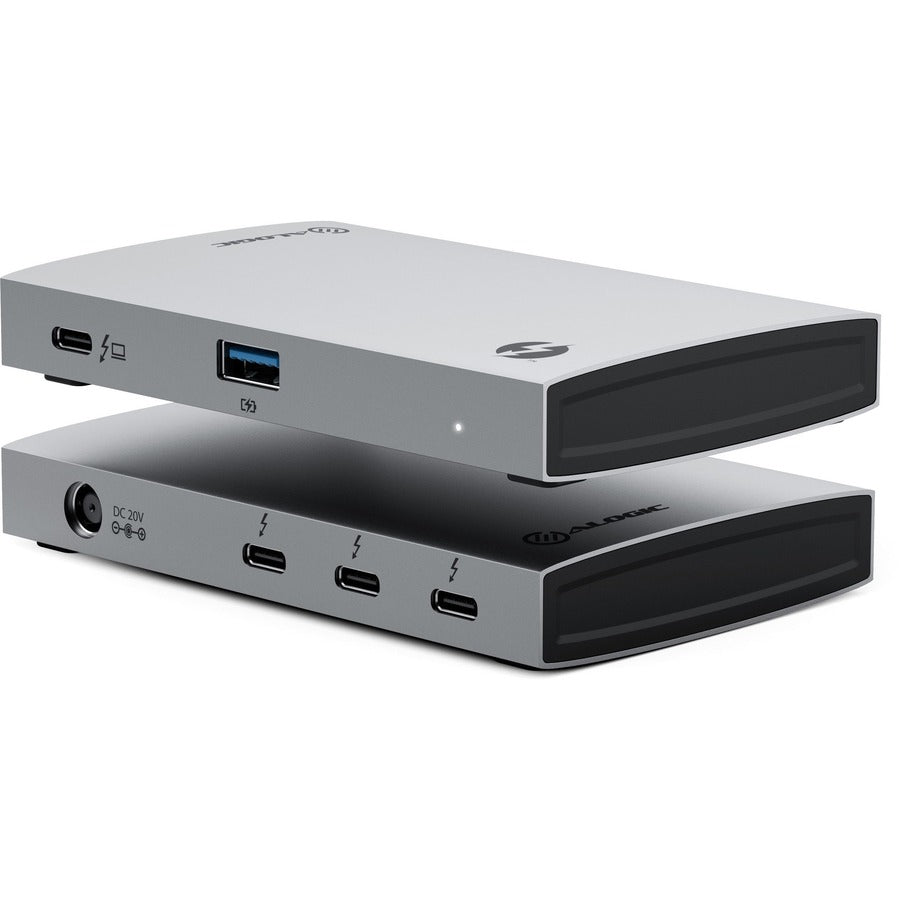 Alogic Thunderbolt 4 BLAZE Hub - for Notebook/Desktop PC/Hard Drive/Monitor - Thunderbolt 4 - 2 Displays Supported - 4K - 3840 x 2160 - 1 x USB Type-A Ports - USB Type-A - 3 x USB Type-C Ports - USB T - TB4H3TB - eCommerce Business Prime