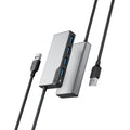 ALOGIC USB-A Fusion SWIFT 4-in-1 Hub -Space Grey - USB 3.2 (Gen 1) Type A - Portable - 4 USB Port(s) - PC, Chrome - eCommerce Business Prime